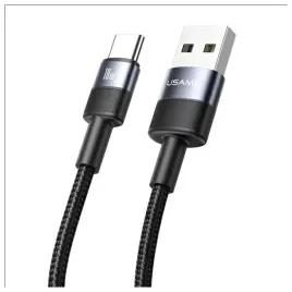 kabel-usams-usb-a-usb-c-3a-1-2m-aluminiowy-do-ladowania-i-transferu