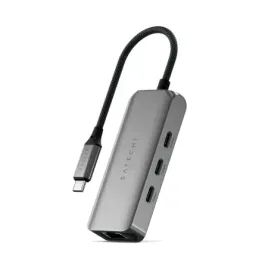 satechi-adapter-4w1-usb-c-3xusb-c-3-2-10gbps-do-ethernet-2-5g-szary