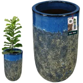 donica-ceramiczna-o-26-cm-doniczka-mrozoodporna-granatowa-odplyw-wody-taras