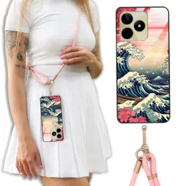etui-do-realme-c55-crossglam-skorzana-smycz-pink-tokyo-vibe-japonskie-wzory