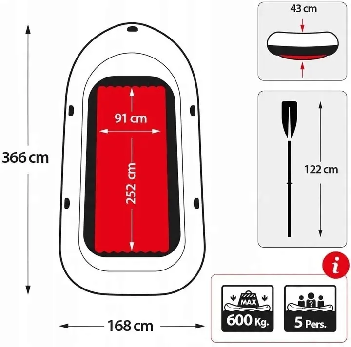 ponton-excursion-5-wiosla-pompka-intex-68325-stan-nowy