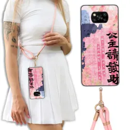 etui-do-huawei-honor-view-40-crossglam-skorzana-smycz-pink-japonskie-wzory