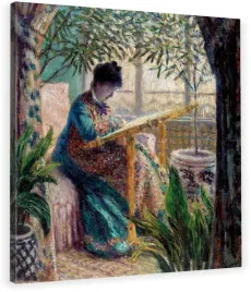 obraz-na-plotnie-na-sciane-do-salonu-madame-monet-claude-monet-60x70