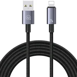 kabel-usams-usb-a-lightning-24a-2m-stalowy-do-iphone-fast-charging