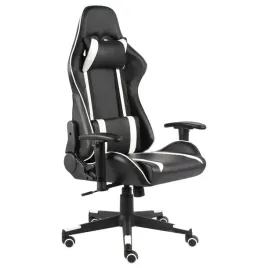 obrotowy-fotel-gamingowy-bialy-pvc-lumarko