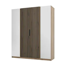 szafa-arka-4-drzwiowa-2-lustra-lamele-200-cm-dab-evoke-polki-drazek
