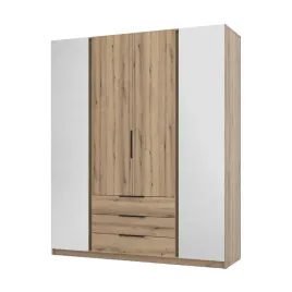 szafa-arka-4-drzwiowa-3-szuflady-2-lustra-dab-evoke-200-cm-polki-drazek