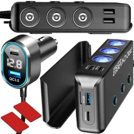 rozdzielacz-samochodowy-gniazda-zapalniczki-12-24v-4xusb-3-0qc-2xusb-c-264w