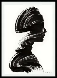 plakat-na-sciane-do-salonu-malowane-popiersie-kobiety-modern-100x70-cm