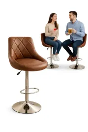 hoker-barowy-regulowany-brazowy-krzeslo-srebrna-podstawa-nowoczesny-hx270