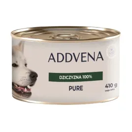 addvena-pure-dziczyzna-100percent-karma-mokra-dla-psow-410g-bez-zboz-samo-mieso