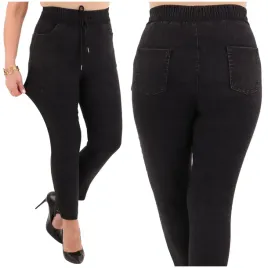 spodnie-damskie-z-gumka-w-pasie-elastyczne-duze-rozmiary-jeans-bawelniane