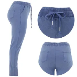 spodnie-bawelniane-elastyczne-na-gumce-wysoki-stan-duze-rozmiary-casual