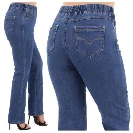 spodnie-jeansowe-damskie-duze-rozmiary-na-gumce-z-wysokim-stanem-proste