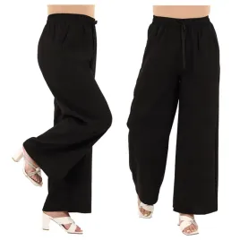 spodnie-letnie-damskie-szerokie-nogawki-duze-rozmiary-kuloty-wysoki-stan