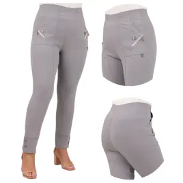 elastyczne-spodnie-na-gumce-damskie-z-guzikami-casual-duze-rozmiary