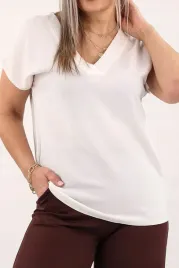 elegancka-bluzka-krotki-rekaw-gladka-luzna-polski-producent-duze-rozmiary