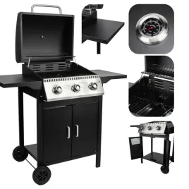 grill-gazowy-ogrodowy-velio-ruszt-emaliowany-duzy-czarny-termometr
