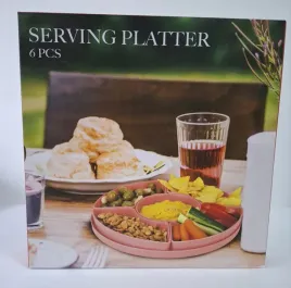 zestaw-naczyn-do-serwowania-z-melaminy-taca-rozowa-6-elementow