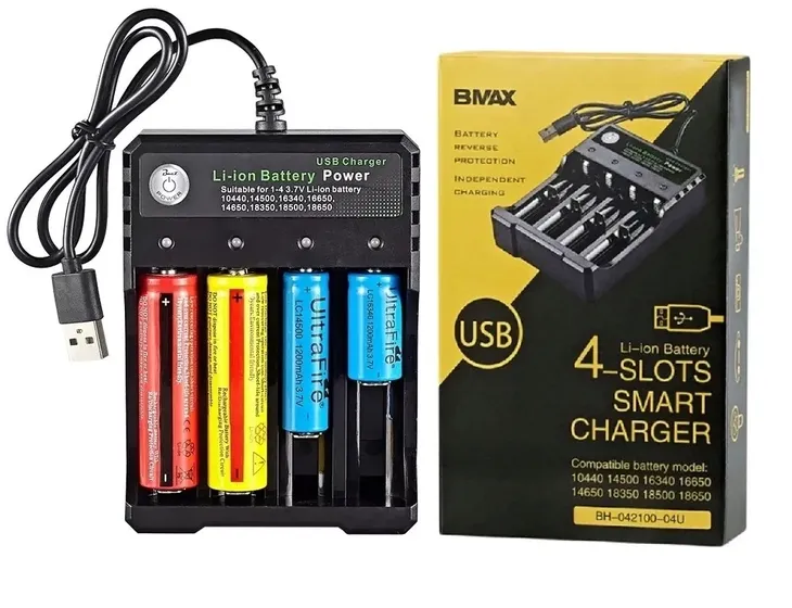 ŁADOWARKA DO AKUMULATORÓW OGNIW BATERII 18650 3,7V
