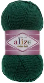 wloczka-alize-cotton-gold-426-butelkowy-zielony-100g-55percent-bawelna-45percent-akryl