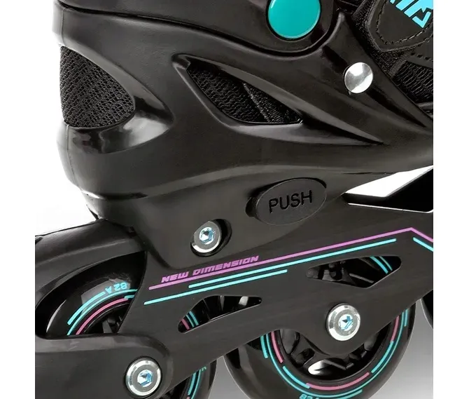 rolki-regulowane-raven-drill-mint-pink-38-42-stan-nowy