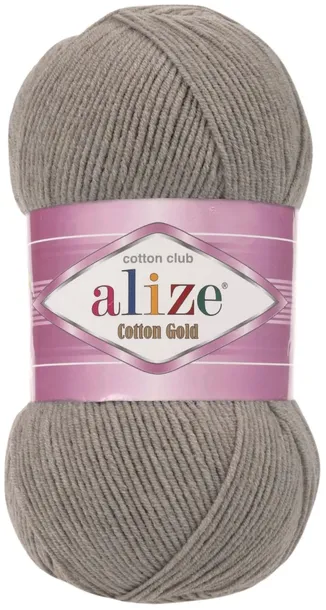 Włóczka Alize Cotton Gold - 827 PŁOWY - 100g 55% Bawełna 45% Akryl