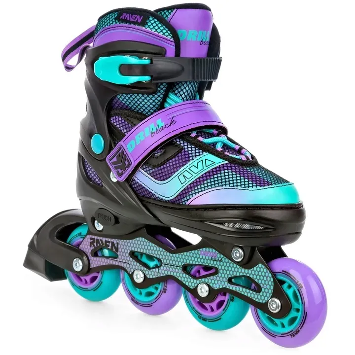 rolki-regulowane-raven-drill-violet-mint-38-42