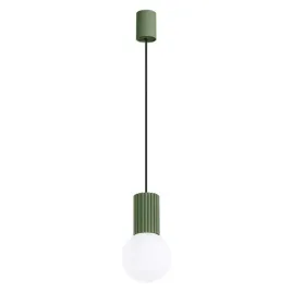 lampa-wiszaca-sufitowa-zwis-g9-kula-zielona-oliwka-halo-sl-1724-sollux