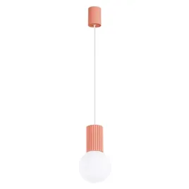 lampa-sufitowa-wiszaca-brzoskwiniowa-zwis-kula-halo-sl-1754-sollux