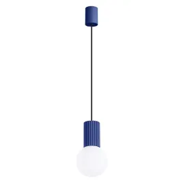 lampa-wiszaca-biala-kula-z-granatowa-podstawa-halo-1-ultramaryna-sollux