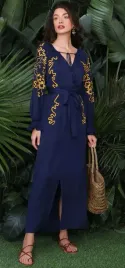 shein-sukienka-granatowa-z-haftem-maxi-44-vbh