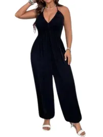 shein-kombinezon-plus-size-czarny-gladki-46-lam