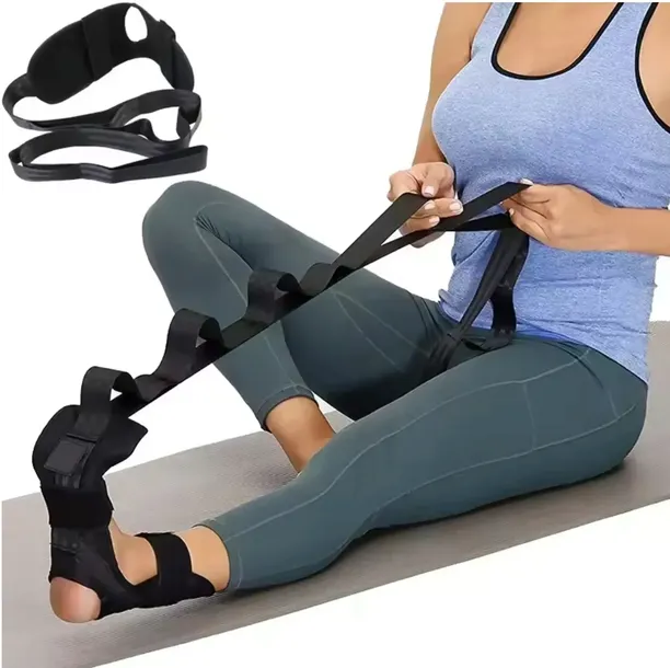 PAS TAŚMA DO ROZCIĄGANIA MIĘŚNI NÓG TRENING BALET WALKI JOGA STRETCHING