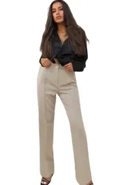 shein-spodnie-eleganckie-bezowe-proste-m-l-f