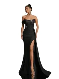 shein-sukienka-czarna-prosta-koktajlowa-maxi-34-l-a