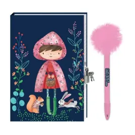 pamietnik-dlugopis-z-pomponem-czerwony-kapturek