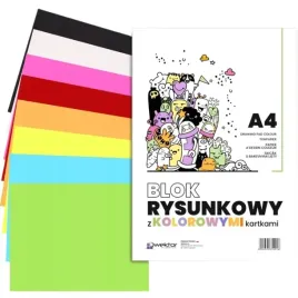 wektor-blok-rysunkowy-z-kolorowymi-kartkami-a4-16-kartek