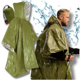 wielofunkcyjne-poncho-przeciwdeszczowe-zielony-wodoodporny-plaszcz-kaptur
