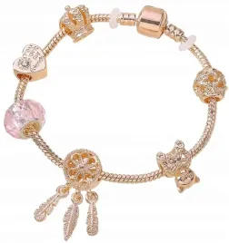 modna-bransoletka-rose-gold-modulowa-zawieszki-prezent-charmsy-rozowe-zloto