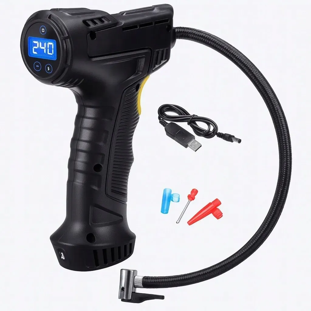 kompresor-samochodowy-bezprzewodowy-przenosny-rowerowy-akumulatorowy-stan-nowy