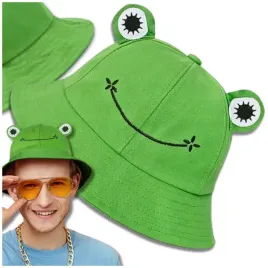 czapka-bucket-hat-kapelusz-rybacki-zabka-zaba-zielona-letni-na-lato-wakacje