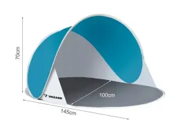 namiot-plazowy-145x100x70cm-turkusowo-bialy