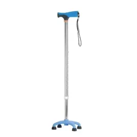 lekka-laska-inwalidzka-rehabilitacyjna-czwornog-miekkim-uchwytem-niebieski