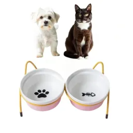 podwojna-ceramiczna-miska-na-stojaku-dla-kota-i-psa-zestaw-misek-2x300ml