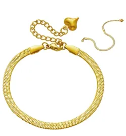 zlota-bransoletka-stal-chirurgiczna-pozlacana-18k-damska-pancerka-elegancka
