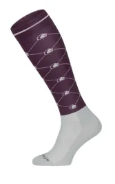 podkolanowki-fp-logo-2-0-jagodowy-szary-s-m-35-41-1para