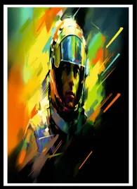 plakat-na-sciane-do-salonu-pastelowe-odcienie-zieleni-formula-1-100x70cm