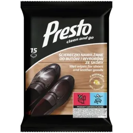 presto-clean-sciereczki-nawilzane-do-butow-i-wyrobow-ze-skory-15-szt