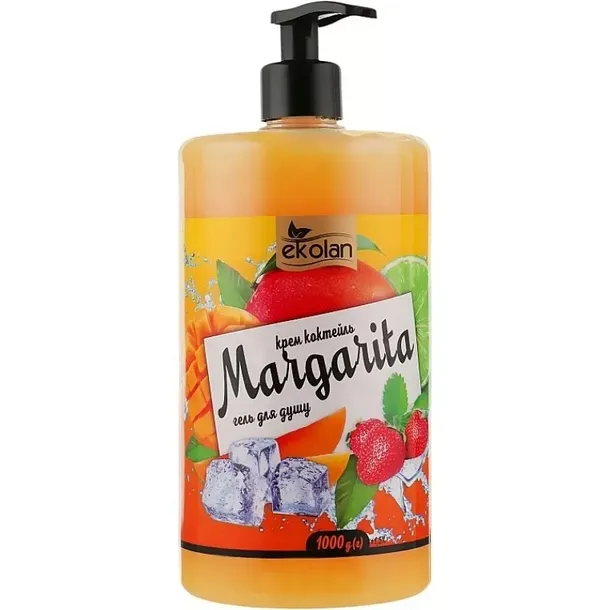 EKOLAN Kremowy Żel pod Prysznic Margarita 1000ml do Codziennej Pielęgnacji